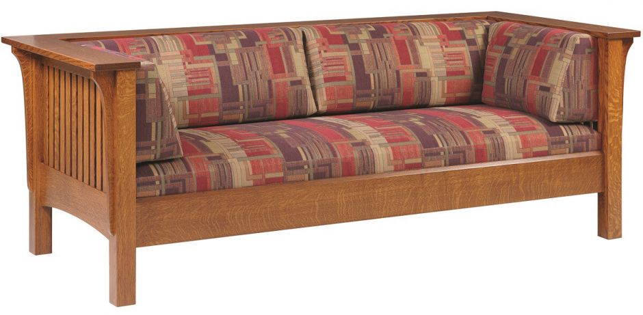 Mission Style Reclining Sofa in addition Amish Mission Style Sofa 