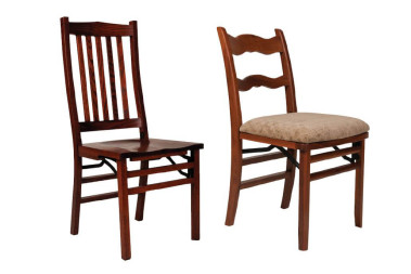 Amish Wooden Folding Chairs
