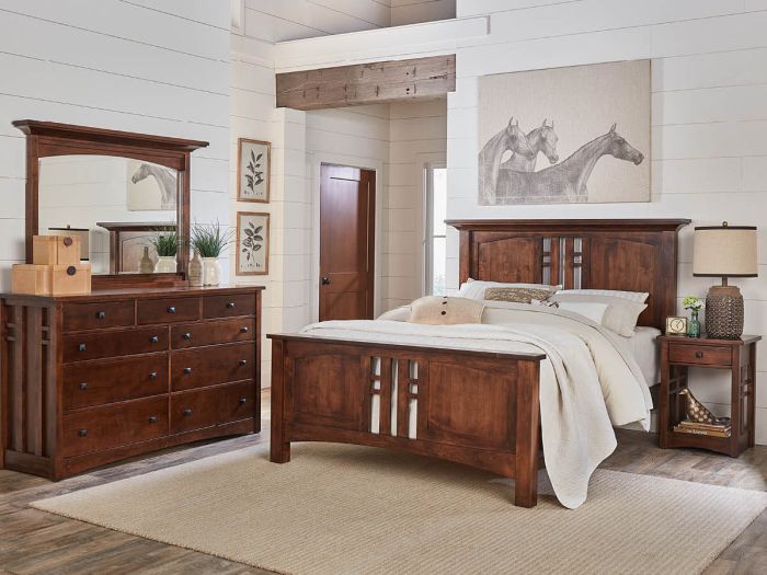 Craftsman Rustic Bedroom Furniture Set