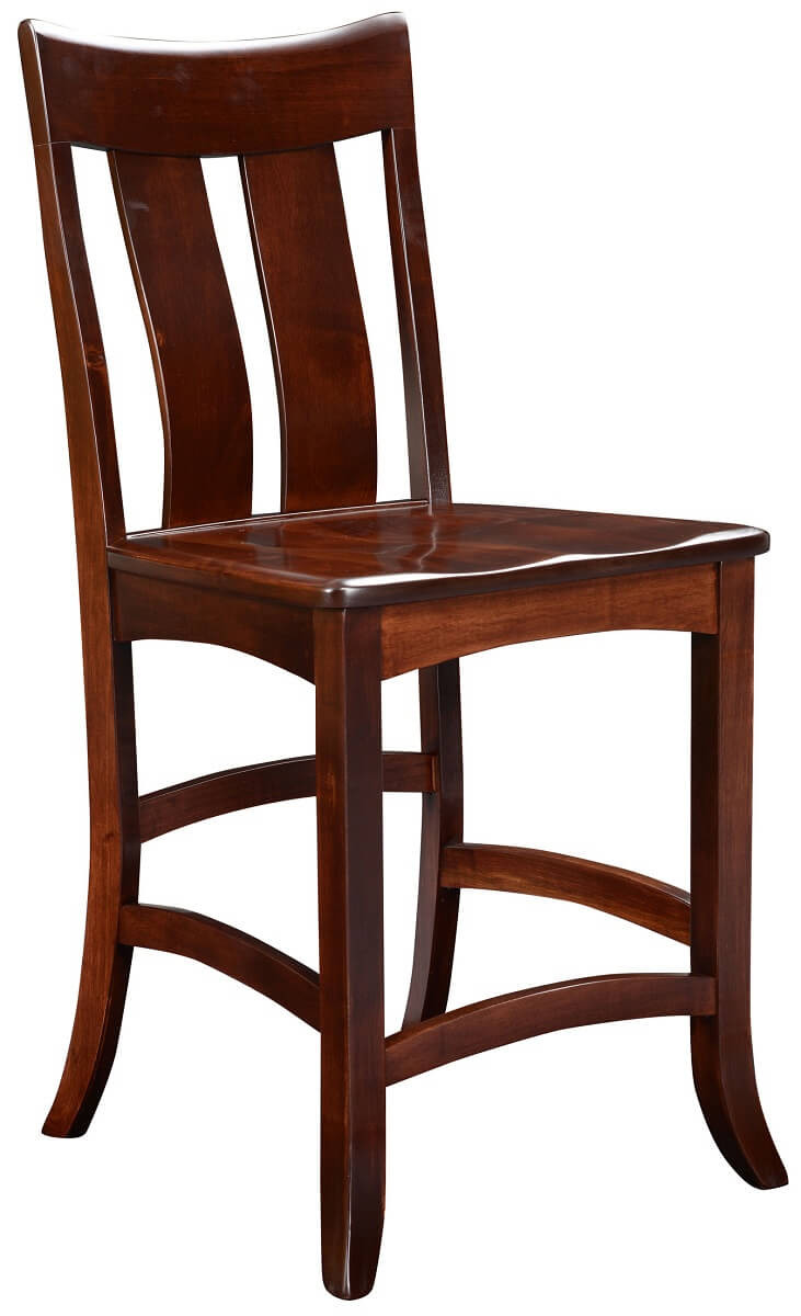 Benezet Counter Stool in Solid Wood