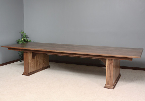 Amish made hardwood conference table