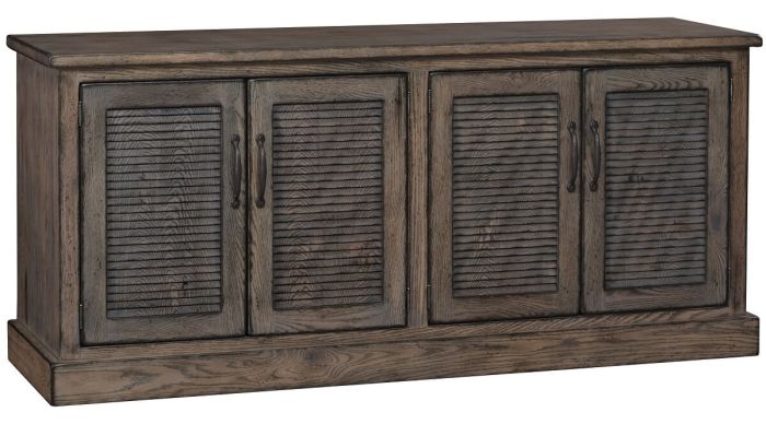 4-Door Solid Wood Credenza
