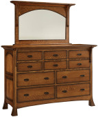 Amish Lakewood 10-Drawer Dresser