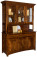 Logan Mill China Cabinet in Rustic Cherry