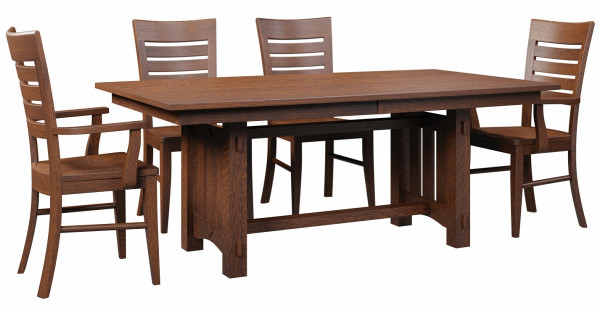 Shown with Mae Trestle Table