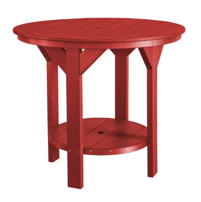 Cardinal Red Sidra Outdoor Pub Table
