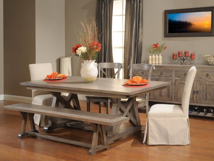 Gray Oak Dining Room Furniture