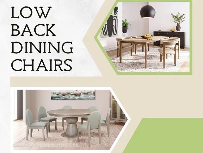 Low Back Dining Chairs Made From Solid Wood