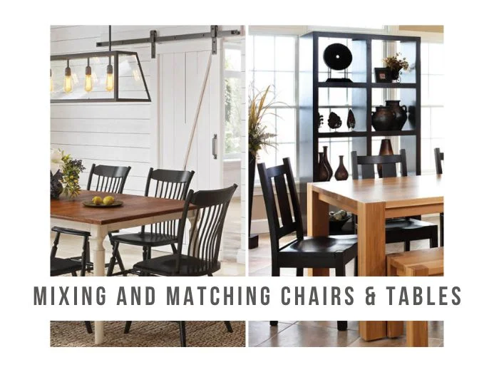Mixing and Matching Dining Room Chairs and Tables