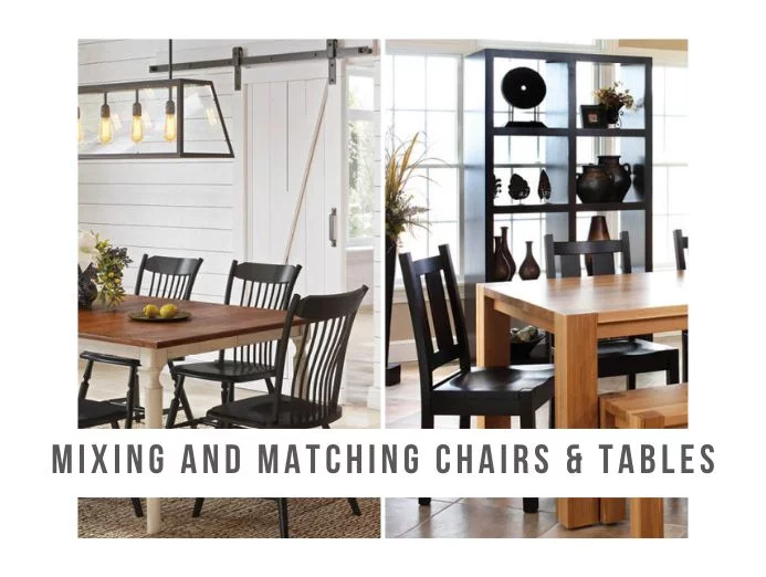 Mixing and Matching Dining Room Chairs and Tables