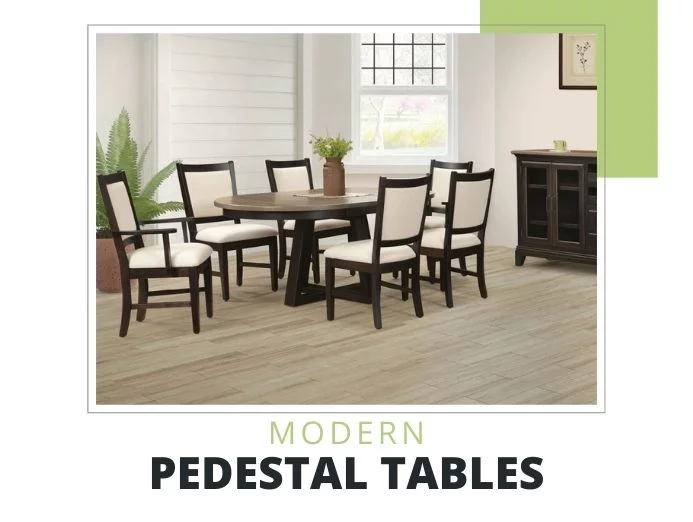Modern Pedestal Dining Tables