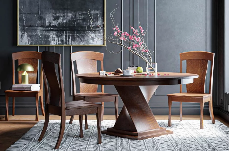 Round, Single Pedestal Tables