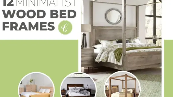 12 Minimalist Wood Bed Frames