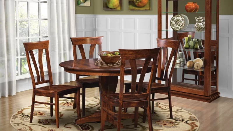42 Inch Round Dining Tables: 14 Amish-Made Picks