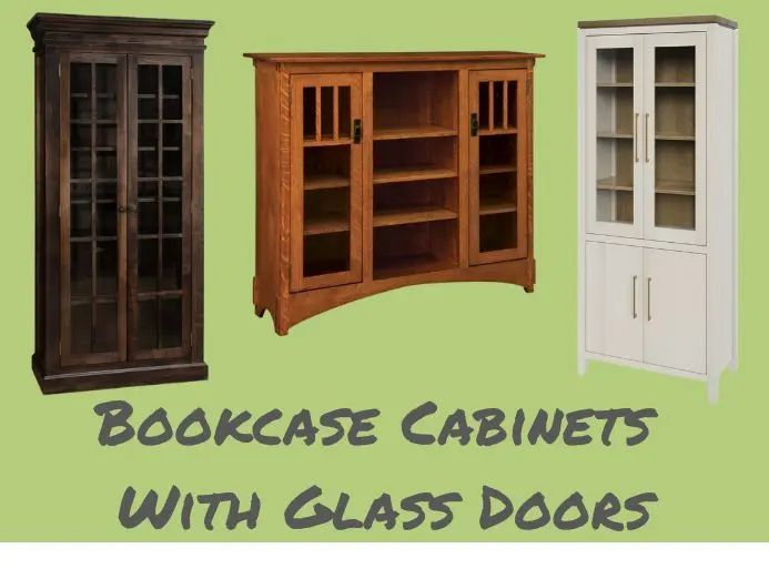 23+ Bookcase & Cabinets WIth Glass Doors