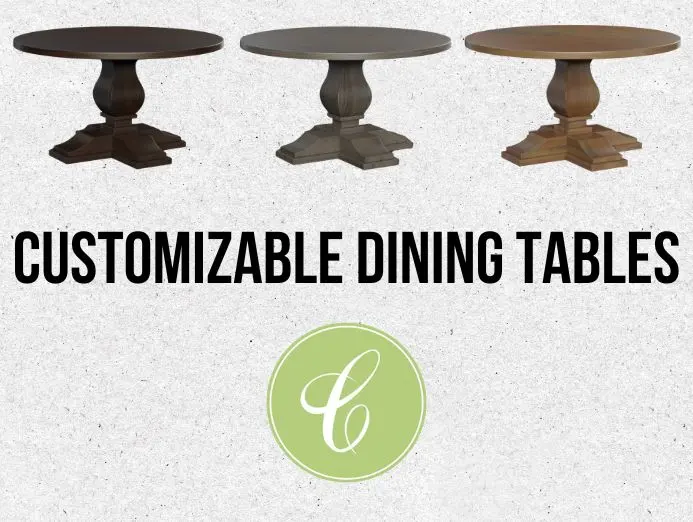 Customizable Dining Tables - Made-to-Order Wood Furniture Designs