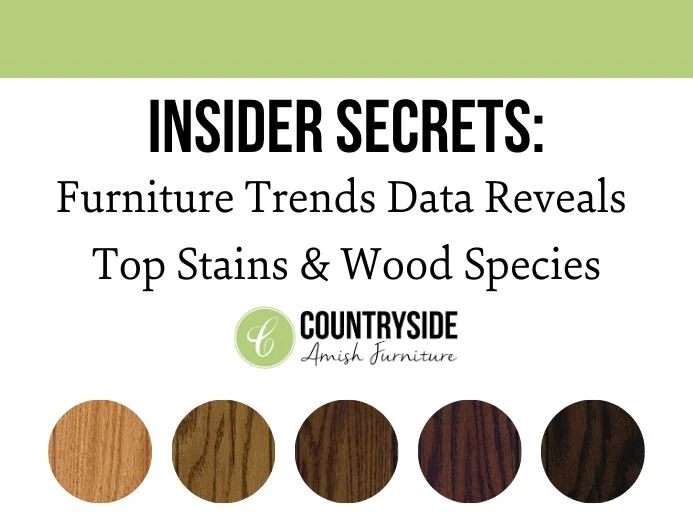 Insider Secrets: Furniture Trends Data Reveals Top Stains and Wood Species