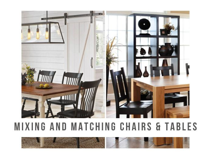 Mixing and Matching Dining Room Chairs and Tables