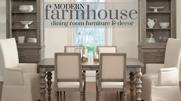 Modern Farmhouse Dining Room Decor Ideas