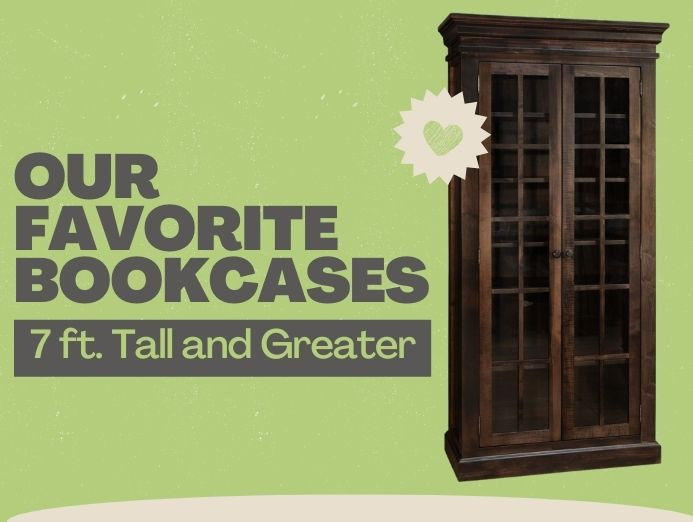 Our Favorite Extra Tall Wooden Bookcases - 7 ft. Tall and Greater