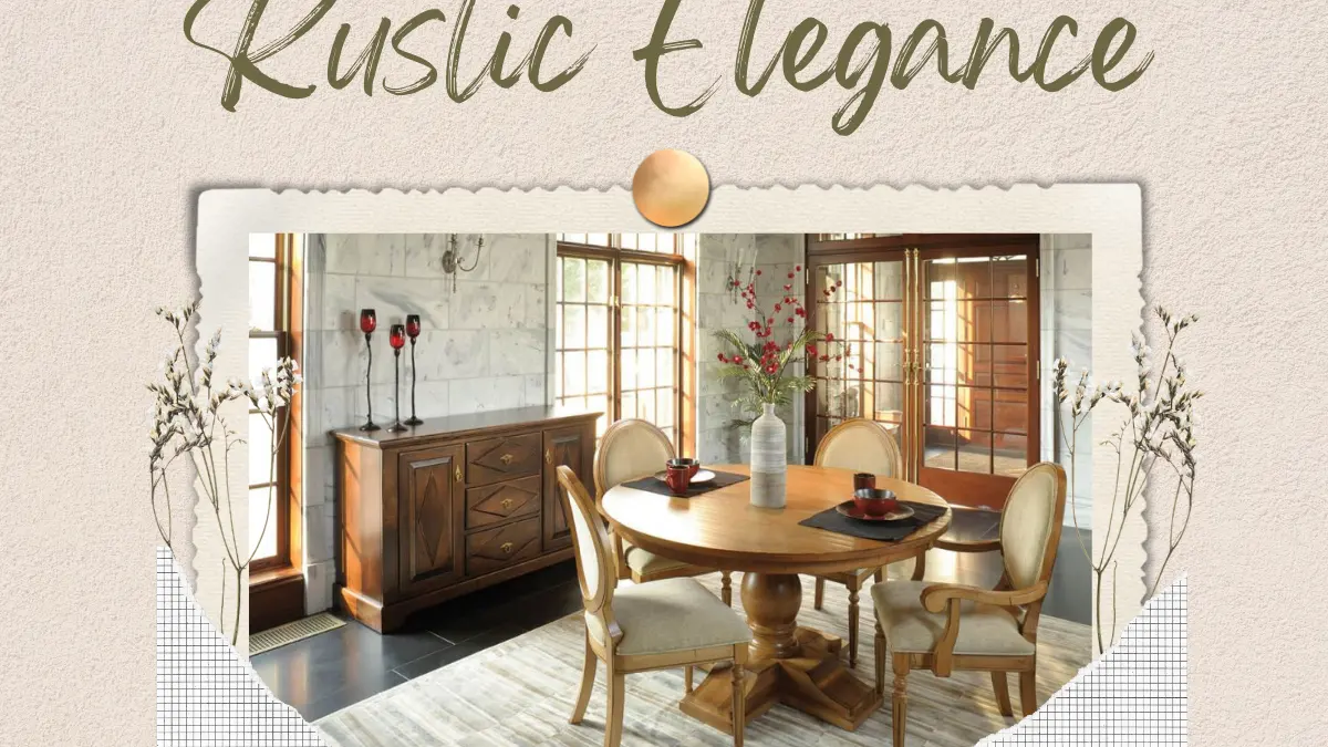 Rustic Elegance Decor: Blending Chic Glam With Country