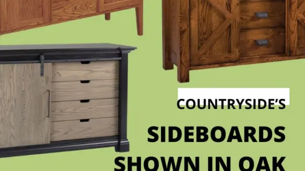 Sideboards and Buffets Shown in Oak - Contemporary & Traditional