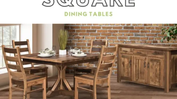 Square Dining Tables that Seat 8