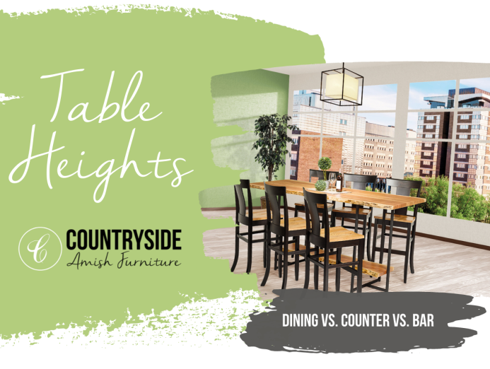 Bar Height and Counter Height Dining Tables - Products & FAQ