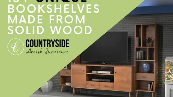 18+ Unique Bookshelves Made From Solid Wood