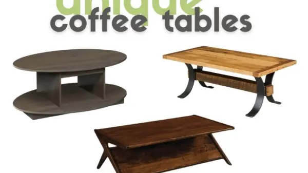 Unique Coffee Tables Made With Solid Wood