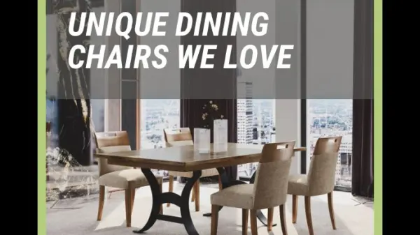 27+ Unique Wood Dining Chairs with Interesting Designs