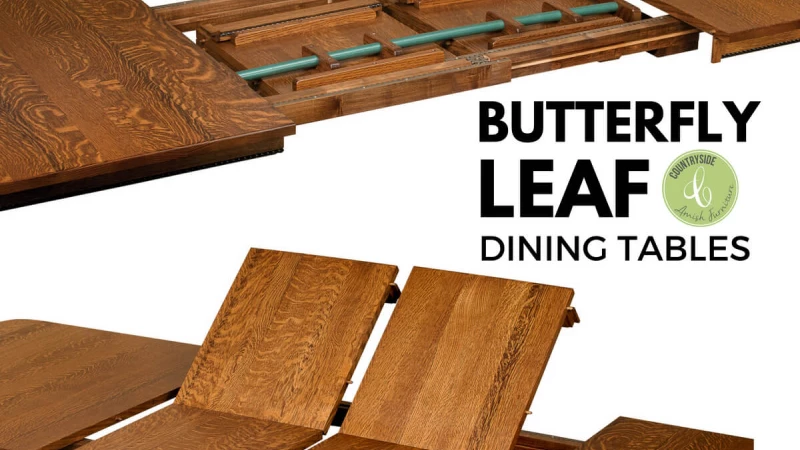What Are Butterfly Leaf Dining Tables (With Examples)?