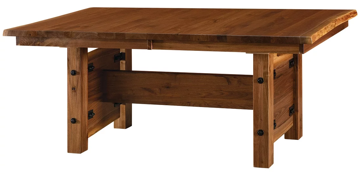 Angela Rustic Trestle Table