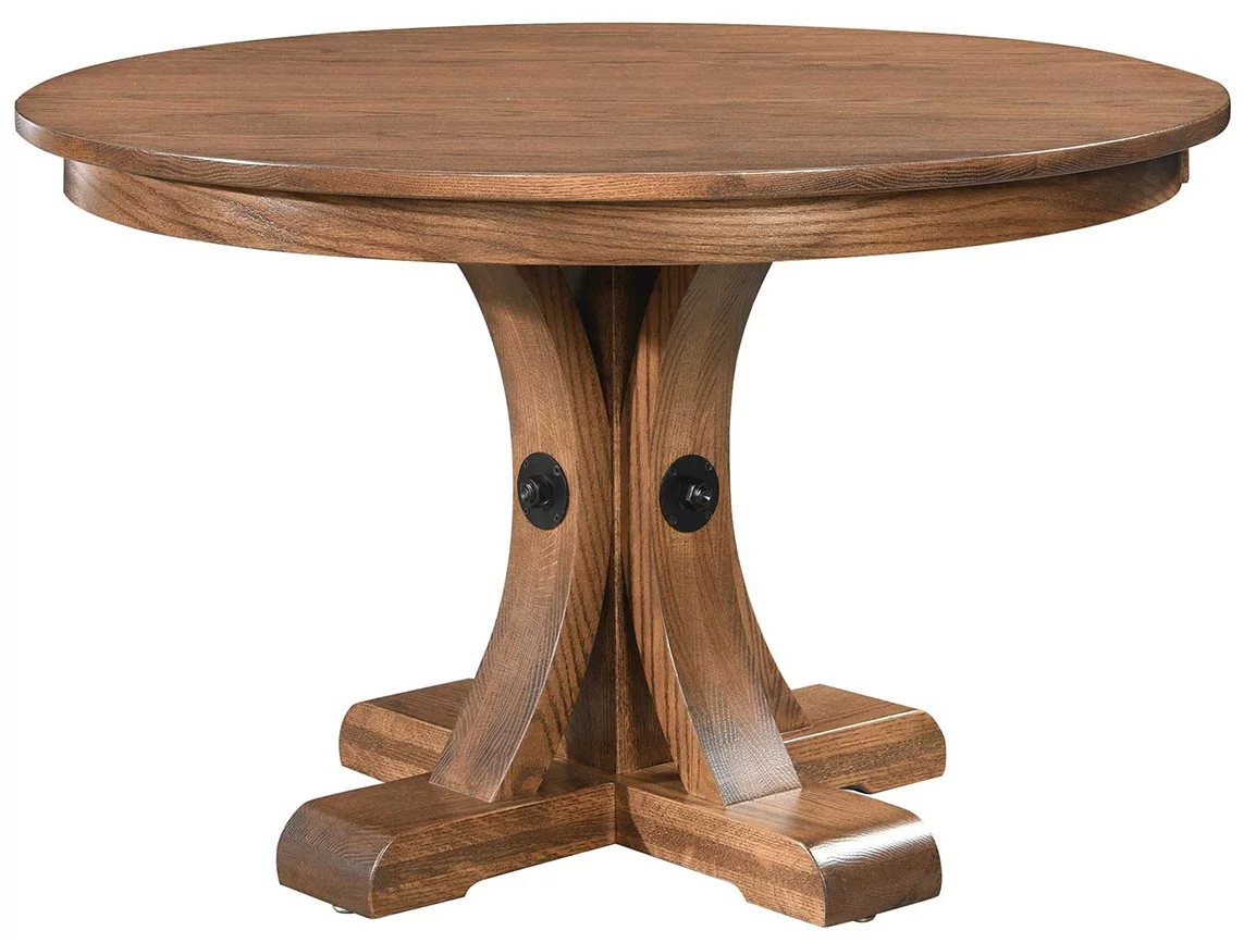 Brusly Pedestal Butterfly Leaf Table