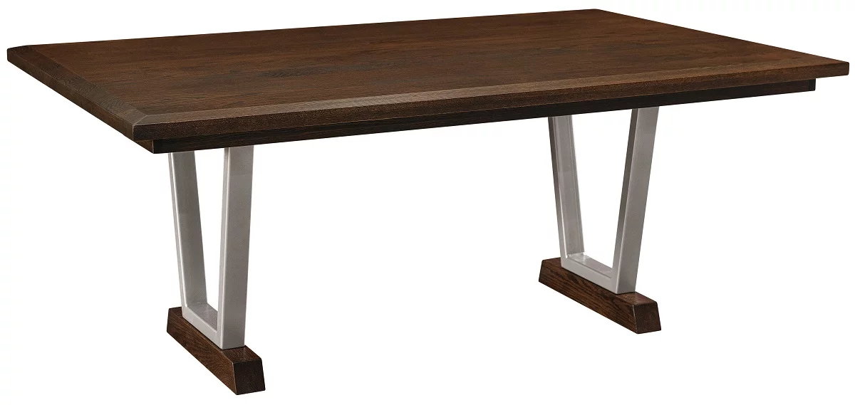Eros Double Pedestal Table