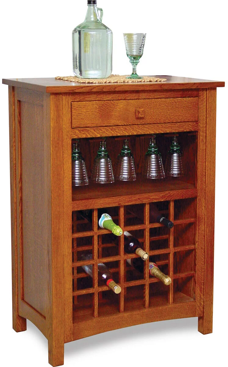 Holloway Small Mission Wine Rack