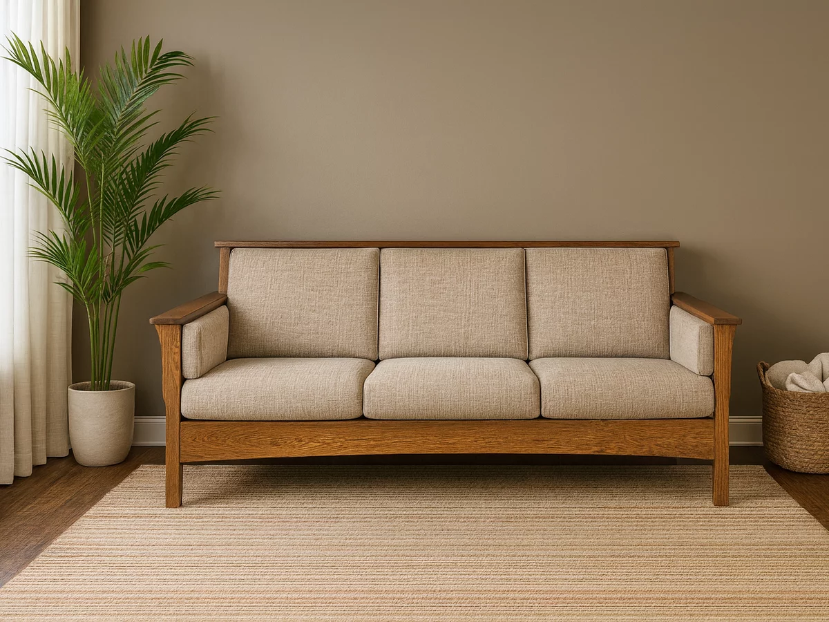 Jerome Slatted Sofa
