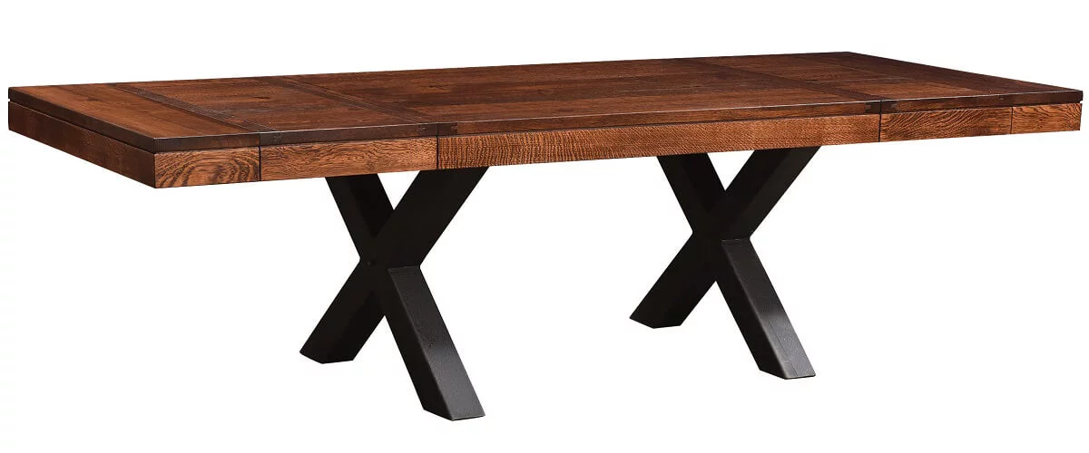Marquette Table with Metal Base