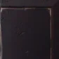Obsidian Chalkboard stain on Brown Maple