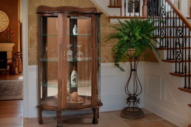 Curio & Display Cabinets Made From Solid Wood and Glass