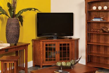 Solid Wood Corner TV Stands & Cabinets