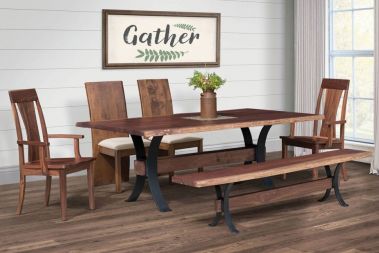 Walnut Dining Chairs & Benches
