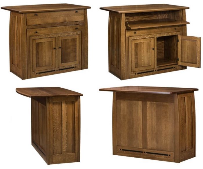 Pull Out Dining Tables Space Saving, Cabinet That Turns Into Dining Table