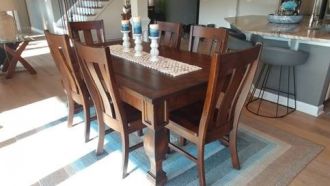 American Made Dining Furniture Fits Beautifully