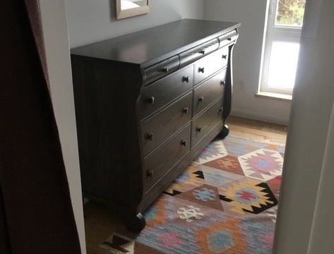 Antique Style Dresser Receives Modern Touch
