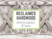 Reclaimed Wood Dining Tables, Chairs and Furniture Sets