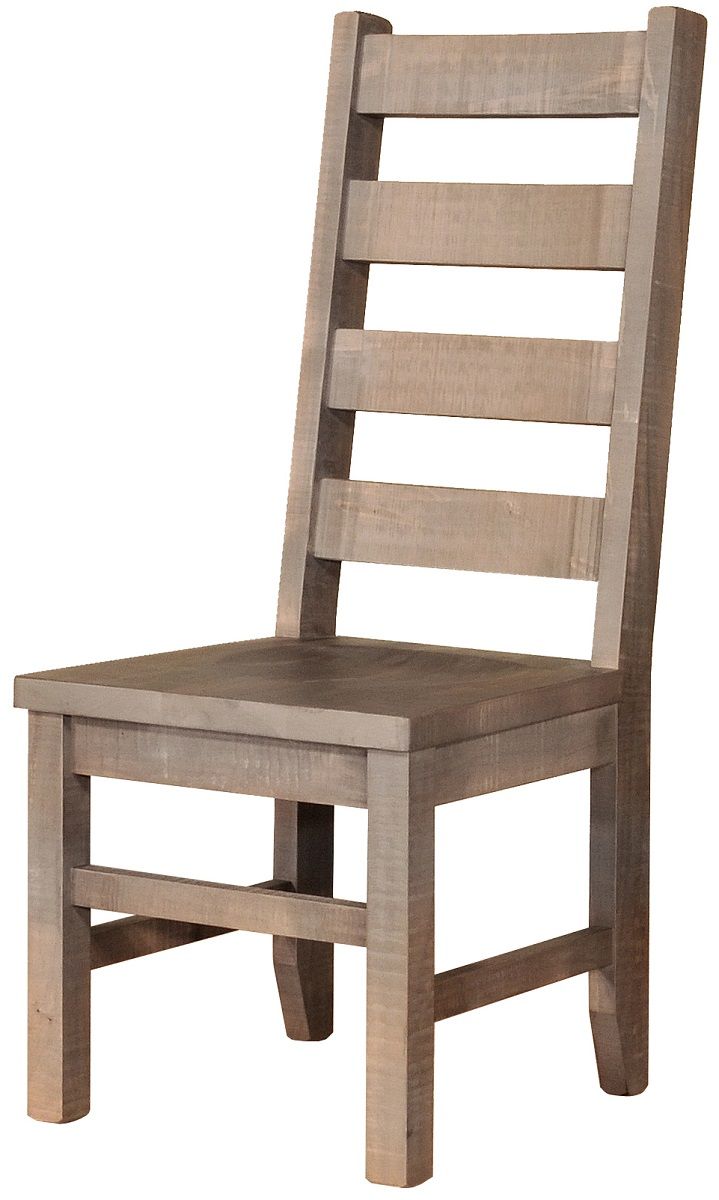 Gray Ladder Back Chair