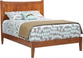 Austin Solid Wood Panel Bed
