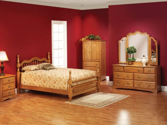 Cambridge Oak Bedroom Furniture Set 