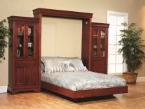 Charlemagne Murphy Bed with Bookcase